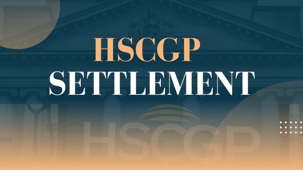 HSCGP Settlement